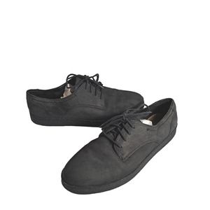 Clarks Lillia Lola Shoes Womens Sz 10.5 M Black Nubuck Loafers Casual Preppy